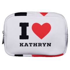 I Love Kathryn Make Up Pouch (small) by ilovewhateva