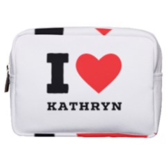 I Love Kathryn Make Up Pouch (medium) by ilovewhateva