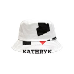 I Love Kathryn Bucket Hat (kids) by ilovewhateva