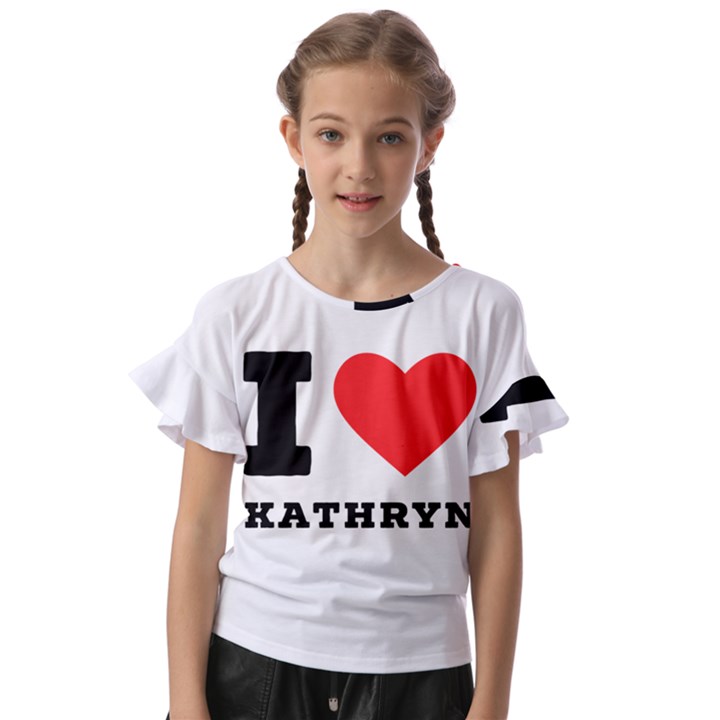 I love kathryn Kids  Cut Out Flutter Sleeves