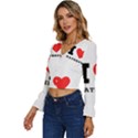 I love kathryn Long Sleeve V-Neck Top View2