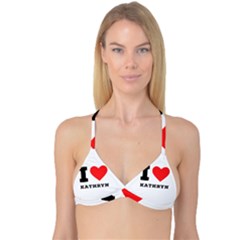 I Love Kathryn Reversible Tri Bikini Top by ilovewhateva