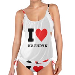 I Love Kathryn Tankini Set by ilovewhateva