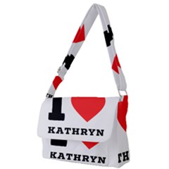 I Love Kathryn Full Print Messenger Bag (s) by ilovewhateva