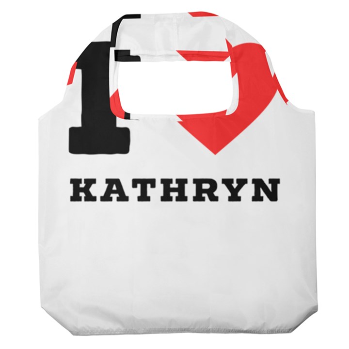 I love kathryn Premium Foldable Grocery Recycle Bag