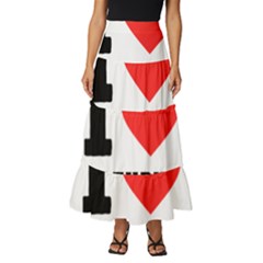 I Love Kathryn Tiered Ruffle Maxi Skirt by ilovewhateva