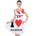 I love Madison  Cap Sleeve Midi Dress View1