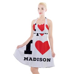 I Love Madison  Halter Party Swing Dress  by ilovewhateva