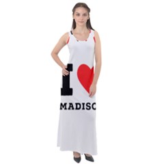 I Love Madison  Sleeveless Velour Maxi Dress by ilovewhateva