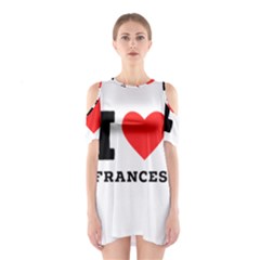 I Love Frances  Shoulder Cutout One Piece Dress by ilovewhateva