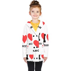 I Love Frances  Kids  Double Breasted Button Coat by ilovewhateva