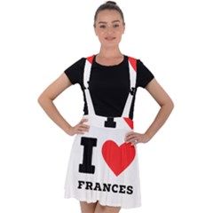 I Love Frances  Velvet Suspender Skater Skirt by ilovewhateva