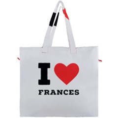 I Love Frances  Canvas Travel Bag by ilovewhateva