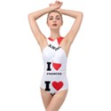 I love Frances  Cross Front Low Back Swimsuit View1