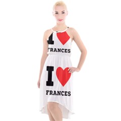 I Love Frances  High-low Halter Chiffon Dress  by ilovewhateva