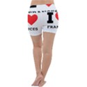 I love Frances  Lightweight Velour Yoga Shorts View4