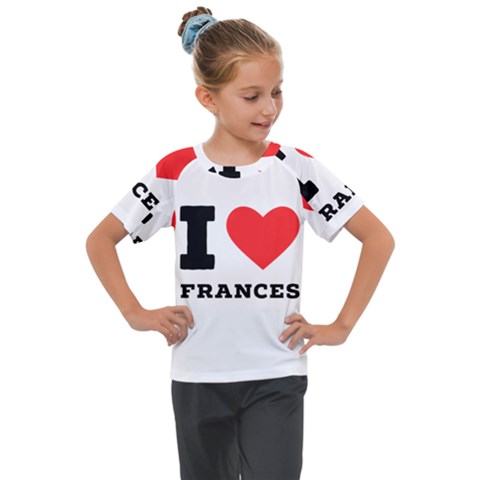 I Love Frances  Kids  Mesh Piece Tee by ilovewhateva