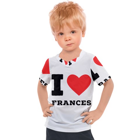 I Love Frances  Kids  Sports Tee by ilovewhateva