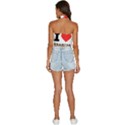 I love Frances  Backless Halter Cami Shirt View4