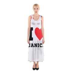 I Love Janice Sleeveless Maxi Dress by ilovewhateva