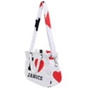 I love janice Rope Handles Shoulder Strap Bag View1