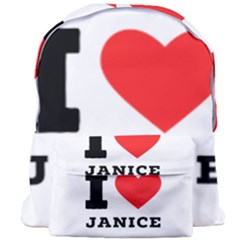 I Love Janice Giant Full Print Backpack by ilovewhateva