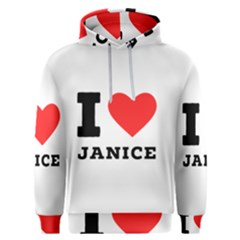 I Love Janice Men s Overhead Hoodie