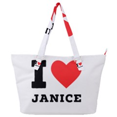 I Love Janice Full Print Shoulder Bag by ilovewhateva