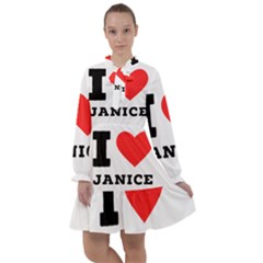 I Love Janice All Frills Chiffon Dress by ilovewhateva