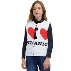 I Love Janice Kid s Short Button Up Puffer Vest	