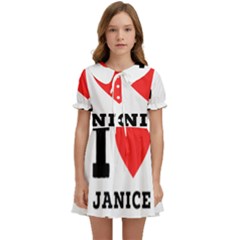 I Love Janice Kids  Sweet Collar Dress by ilovewhateva