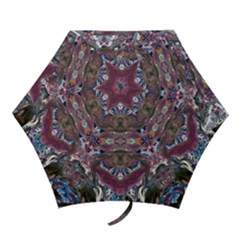 Blend Iv Mini Folding Umbrellas by kaleidomarblingart