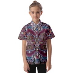 Blend Iv Kids  Short Sleeve Shirt by kaleidomarblingart