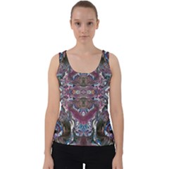 Blend Iv Velvet Tank Top by kaleidomarblingart