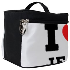 I Love Jean Make Up Travel Bag (big) by ilovewhateva