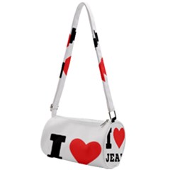 I Love Jean Mini Cylinder Bag by ilovewhateva