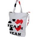 I love jean Shoulder Tote Bag View1