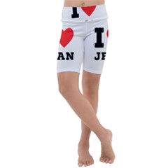 I Love Jean Kids  Lightweight Velour Cropped Yoga Leggings by ilovewhateva