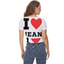 I love jean Twist Front Crop Top View4