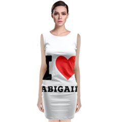 I Love Abigail  Classic Sleeveless Midi Dress by ilovewhateva