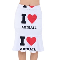 I Love Abigail  Short Mermaid Skirt by ilovewhateva