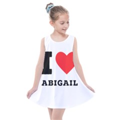 I Love Abigail  Kids  Summer Dress by ilovewhateva