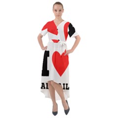 I Love Abigail  Front Wrap High Low Dress