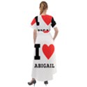 I love Abigail  Front Wrap High Low Dress View2