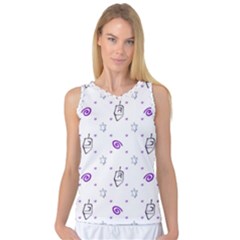 Background Hexagram Spiral Women s Basketball Tank Top by Semog4