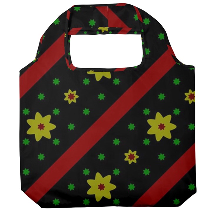 Background Pattern Texture Design Foldable Grocery Recycle Bag