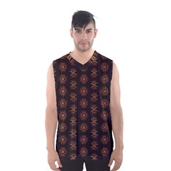 Pattern Floral Texture Icons Men s Basketball Tank Top by Semog4