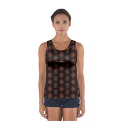 Pattern Floral Texture Icons Sport Tank Top  by Semog4