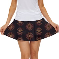 Pattern Floral Texture Icons Women s Skort by Semog4