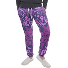 Background Pattern Flower Texture Men s Jogger Sweatpants by Semog4